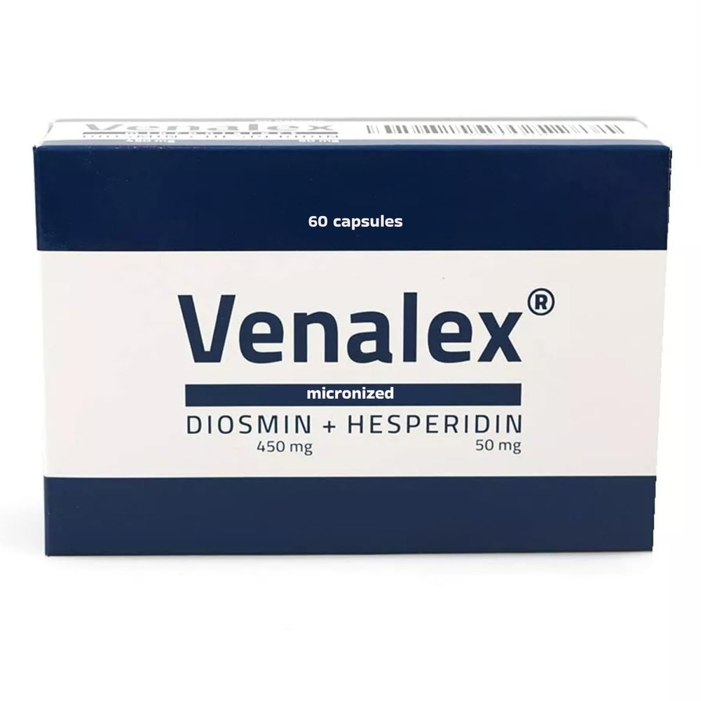 NineLife Basics VenalexVenalex 60 Capsules, White