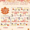 100pcs Happy Thanksgiving Fall Paper Napkins 3 Ply Autumn Disposable Paper Pack Fall Harvest Paper Luncheon Dinner Hand Napkins Fall Leaves Pumpkin Beverage Disposable Napkins for Thanksgiving Party view 2