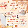 100pcs Happy Thanksgiving Fall Paper Napkins 3 Ply Autumn Disposable Paper Pack Fall Harvest Paper Luncheon Dinner Hand Napkins Fall Leaves Pumpkin Beverage Disposable Napkins for Thanksgiving Party view 3