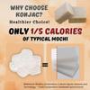 Mochikon - Ready-to-Eat Konjac Dessert with Mochi-Like Chewy Texture, Gluten-Free Dessert, Plant-Based, Healthy Snack, Made in Japan, 100g by B-GENKi, Marukin Foods (Pack of 3) (Matcha) view 4