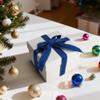 VATIN Blue Velvet Wired Ribbon 1" Metallic Blue Velvet Christmas Ribbon for Floral Arrangements Wrapping Gifts Stylish Decor Creation -Continuous 5 Yards view 3