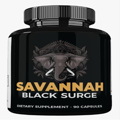 Zonata Savannah Black Surge Pills, Savannah Black Surge Supplement, 90 Capsules