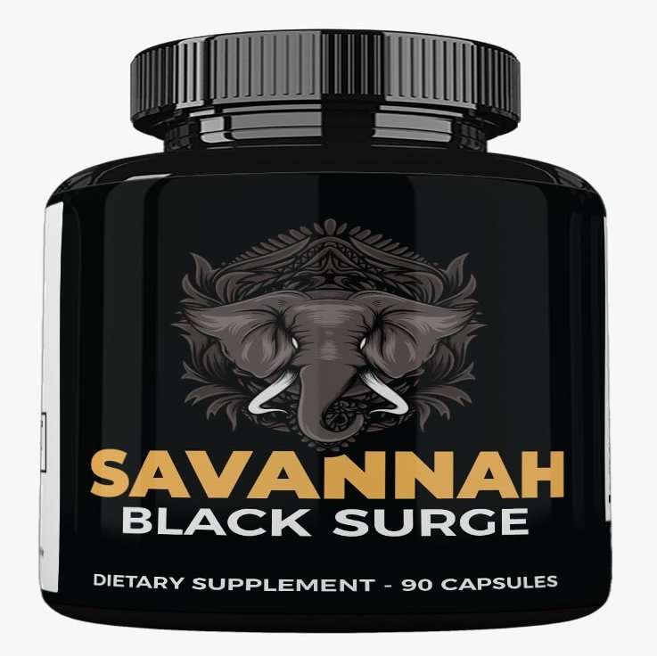 Zonata Savannah Black Surge Pills, Savannah Black Surge Supplement, 90 Capsules