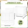 BENECREAT 20Pcs 4.01.94.0 Inches PVC Transparent Boxes, Clear Favor Boxes Gift Boxes for Wedding, Party, and Christmas Gift Packaging view 2
