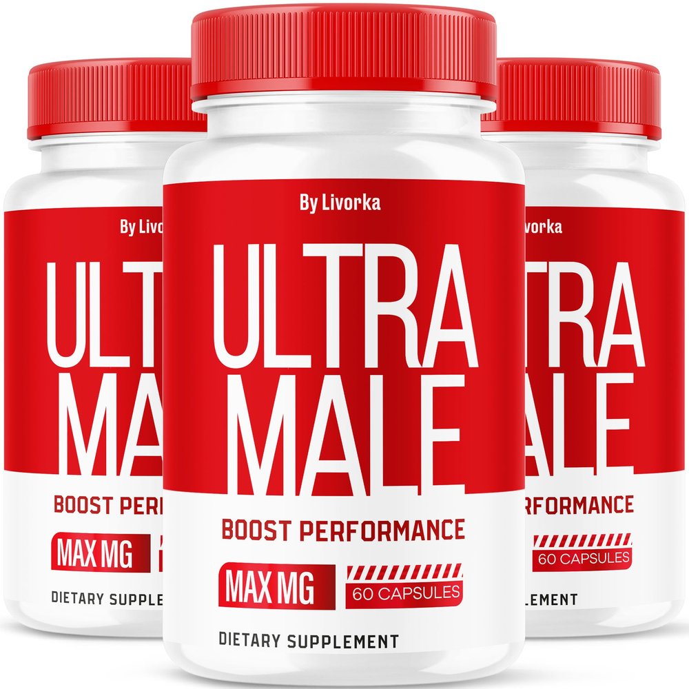 (3 Pack) UltraMale Pills, UltraMale Capsules Advanced Formula, 180 Capsules for 3 Months