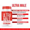 (2 Pack) UltraMale Pills, UltraMale Capsules Advanced Formula, 120 Capsules for 2 Months view 3