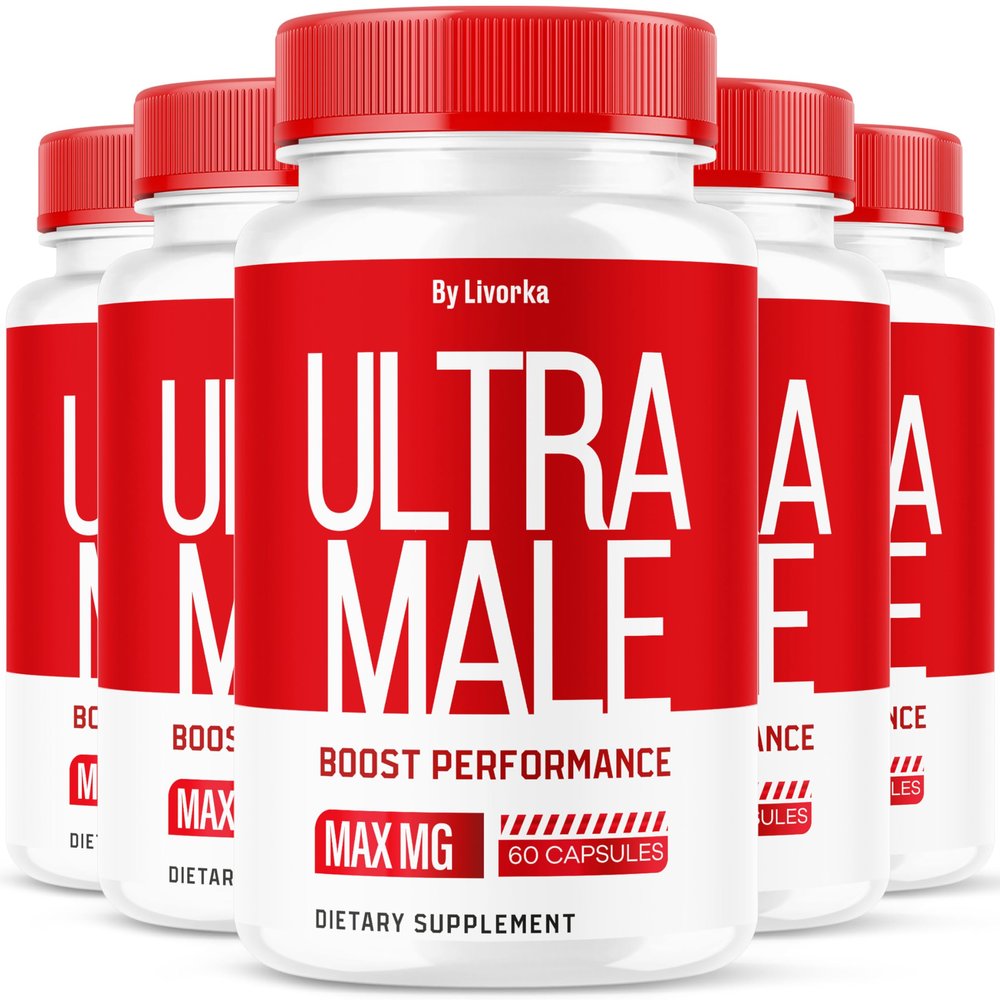 (5 Pack) Ultra Male Pills, UltraMale Capsules, UltraMale Capsules Advanced Formula, Ultra Male Pills Reviews, 300 Capsules for 5 Months