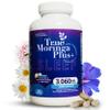 True Moringa Plus+ Sleep Support Supplement 10:1 Extract | 20,000mg of Organic Moringa, Chamomile, Passion Flower, Valerian Root, Hibiscus for Relaxation | Natural Sleep Aid for Adults (150 Capsules) view 1
