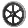 14 inch Wheelchair Wheel Replacement, Sturdy PU Material, 6001 Bearing, Non Slip Design, 350x30mm for Wheelchairs, Walkers view 1