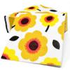 100 Pcs Floral Yellow Cocktail Napkins, Modern Retro Flower Beverage Paper Towels for Birthday Summer Party Table Decor Supplies view 3