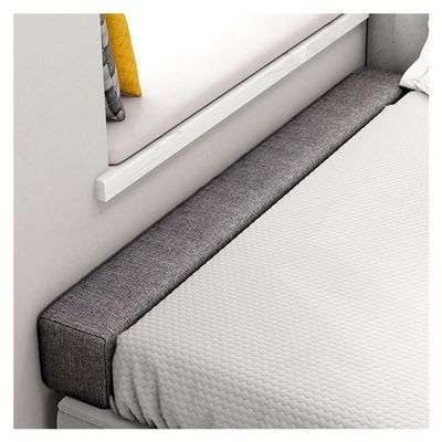 XMAYODS Bed Wall Gap Filler, Headboard Mattress Filler, Close The Gap, Washable Bed Bridge Bed Wedge for Single/Double/King Bed(Dark Gray,200x10x15cm)