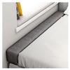 XMAYODS Bed Wall Gap Filler, Headboard Mattress Filler, Close The Gap, Washable Bed Bridge Bed Wedge for Single/Double/King Bed(Dark Gray,200x10x15cm) view 1