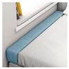 XMAYODS Bed Wall Gap Filler, Headboard Mattress Filler, Close The Gap, Washable Bed Bridge Bed Wedge for Single/Double/King Bed(Light Blue,90x15x15cm) view 1