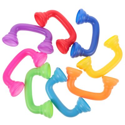 8pcs Plastic Whisper Phones for Kids, Auditory Feedback for Speech Therapy Classroom Reading Tools, Assorted Colors, Improve Pronunciation and Social Skills