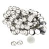 100Pcs Blank Button Badge, Round Blank Pin Button, Badge Making Supplies for Arts Crafts Gifts Souvenirs (32MM Metal Badges 100 Sets)
