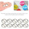 100Pcs Blank Button Badge, Round Blank Pin Button, Badge Making Supplies for Arts Crafts Gifts Souvenirs (32MM Metal Badges 100 Sets) view 2