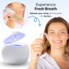 Swissker by Swissklip ShinePod Ultrasonic Retainer Cleaner Machine  Dental Pod Ultrasonic Cleaner for Dentures, Aligners, Mouth Guards, Invisalign Cleaning  UV Sterilization  White view 2