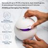 Swissker by Swissklip ShinePod Ultrasonic Retainer Cleaner Machine  Dental Pod Ultrasonic Cleaner for Dentures, Aligners, Mouth Guards, Invisalign Cleaning  UV Sterilization  White view 3