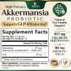 Akkermansia Probiotic 2 Billion AFU - Advanced Probiotics for Women & Men - Best Akkermansia Muciniphila Supplement with Prebiotics - Digestive Health & GLP-1 Support - Bottled in USA - 60 Capsules view 2