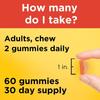 Nature Made Extra Strength Dosage Vitamin C 500 mg per Serving, Dietary Supplement for Immune Support, 60 Gummies, 30 Day Supply (Pack of 2) view 4