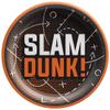 Amscan Alley Oop Black & Orange Round Plates (7") Pack of 20 - Durable Disposable Plates, Perfect for Sports-Themed Parties & Catering view 2