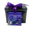 3 Piece Set Pheromone Infused Collection Set, Pheromone Infused Massage Oil - Unisex Blue Lotus Scent - Massage Oil Candle, Roller Ball, Complete Pheromone Collection Set in Gift Tin (Blue Lotus) view 1