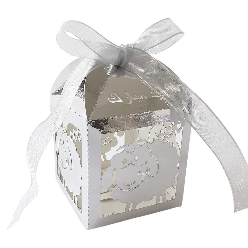 100pcs Sheep Paper Hollow Cut Storage