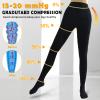 CASMON 15-20 mmHg Medical Compression Pantyhose for Women & Men, Closed Toe Compression Tights for Varicose Veins Edema view 2