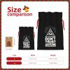 HYYTNHJSD Pyramid Illuminati Don't Trust Anyone Drawstring Burlap Gift Bags Multi-Size Festive Gift Bag view 3