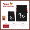 HYYTNHJSD Michigan Great Lakes State Map Drawstring Burlap Gift Bags Multi-Size Festive Gift Bag view 3