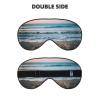 Beach and sea Double-Sided Sleep Eye Mask, Comfort Soft Blindfold with Adjustable Strap, Block Out Light view 2