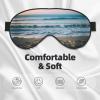 Beach and sea Double-Sided Sleep Eye Mask, Comfort Soft Blindfold with Adjustable Strap, Block Out Light view 3