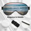 Beach and sea Double-Sided Sleep Eye Mask, Comfort Soft Blindfold with Adjustable Strap, Block Out Light view 4