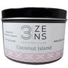 3Zens Coconut Island Candle - 14 Ounces, White view 1
