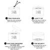 3Zens Coconut Island Candle - 14 Ounces, White view 3