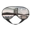 Brooklyn Bridge s Double-Sided Sleep Eye Mask, Comfort Soft Blindfold with Adjustable Strap, Block Out Light view 1