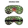 Blooming Cactus Flower Double-Sided Sleep Eye Mask, Comfort Soft Blindfold with Adjustable Strap, Block Out Light view 2