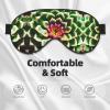 Blooming Cactus Flower Double-Sided Sleep Eye Mask, Comfort Soft Blindfold with Adjustable Strap, Block Out Light view 3