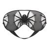 Black Spider Double-Sided Sleep Eye Mask, Comfort Soft Blindfold with Adjustable Strap, Block Out Light view 1