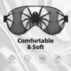 Black Spider Double-Sided Sleep Eye Mask, Comfort Soft Blindfold with Adjustable Strap, Block Out Light view 3