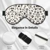 Bone and paw Print Double-Sided Sleep Eye Mask, Comfort Soft Blindfold with Adjustable Strap, Block Out Light view 4