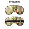 Pineapple Painting Double-Sided Sleep Eye Mask, Comfort Soft Blindfold with Adjustable Strap, Block Out Light view 2