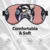 Astronaut on The Moon Double-Sided Sleep Eye Mask, Comfort Soft Blindfold with Adjustable Strap, Block Out Light view 3
