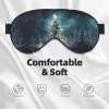 Christmas Tree Snow Double-Sided Sleep Eye Mask, Comfort Soft Blindfold with Adjustable Strap, Block Out Light view 3