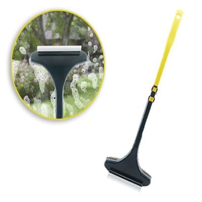 2 in 1 Mesh Cleaner Brush Double-Sided Window Screen Dust Removal Extendable Multifunctional Screen BrushExtendable 2 in 1 Mesh Cleaning Brush (Yellow)