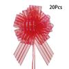 20 Pieces Pull Bow Mixed Color Large Gift Bows, Easter Gift Wrap Pull Bows, Ribbon Pull Bows for Christmas Wedding Baskets Valentine's Day Bows Multicolor Ribbon Bow for Gift Wrapping view 2