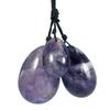 3pcs/Set Natural Stone Yoni Egg Women Kegel Exercise,Amethyst view 1