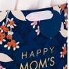 Hallmark 9" Medium Mother's Day Gift Bag with Tissue Paper (Navy Blue with Pink and Orange Flowers) (Pack of 2) view 4