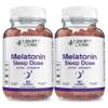 Health Dose Melatonin 6 mg Extra Strength Gummy, Pre-Bedtime Supplement for Restful Sleep, Adults, 90 Gummies, Mixed Berries Flavor Pack of 2. view 1