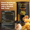 Hunter's Gourmet Premium Cholesterol Free Chips | Naturally Gluten-Free | No Artificial Colors or Preservatives | Made in a Nut-Free Facility | Smoked Salt | Hand-Cooked Snacks | Pack of 4 | 150g view 2